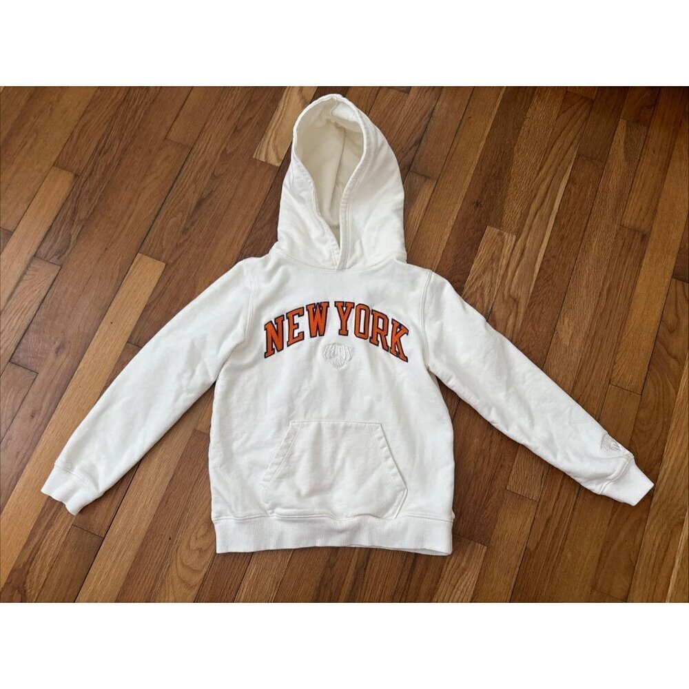 New York Knicks Kith Hoodie Cream  Kith And Kin No. 11 Size 11-12